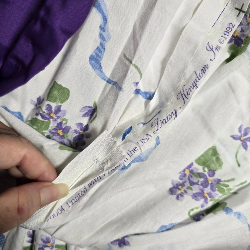 Daisy Kingdom Vintage Handmade Girls Dress Country Garden Bouquet Floral USA